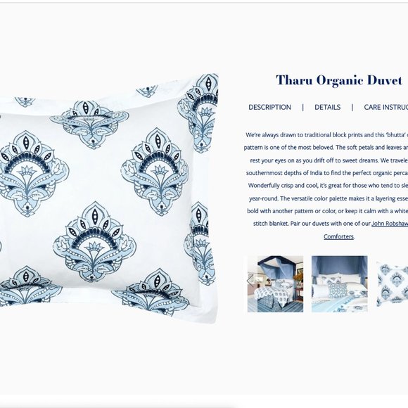 Tharu Organic Duvet - Queen 300$ US - Picture 4 of 10